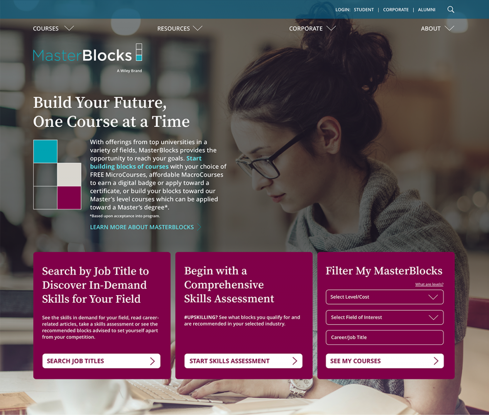 MasterBlocks homepage